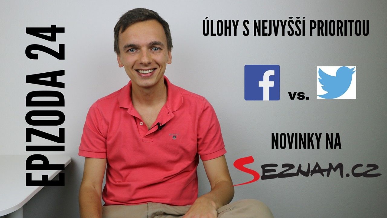 #HardynShow Epizoda 24: Úlohy s nejvyšší prioritou, Seznam.cz, Facebook vs. Twitter