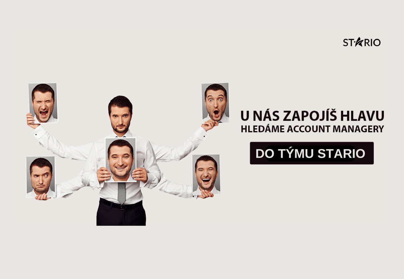 Hledáme: Account Manager pro online projekty (Stario)