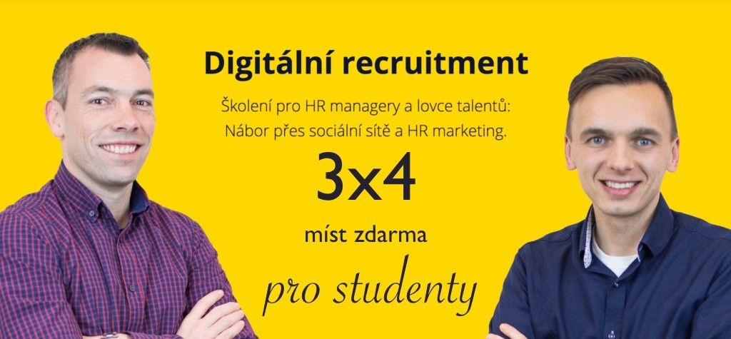 Digitální HR a recruitment – ZDARMA místa pro studenty