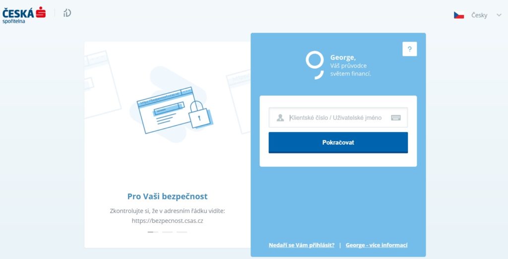 Nové internetové bankovnictví George od České spořitelny nabízí uživatelům mnoho tradičních i nových funkcí.
