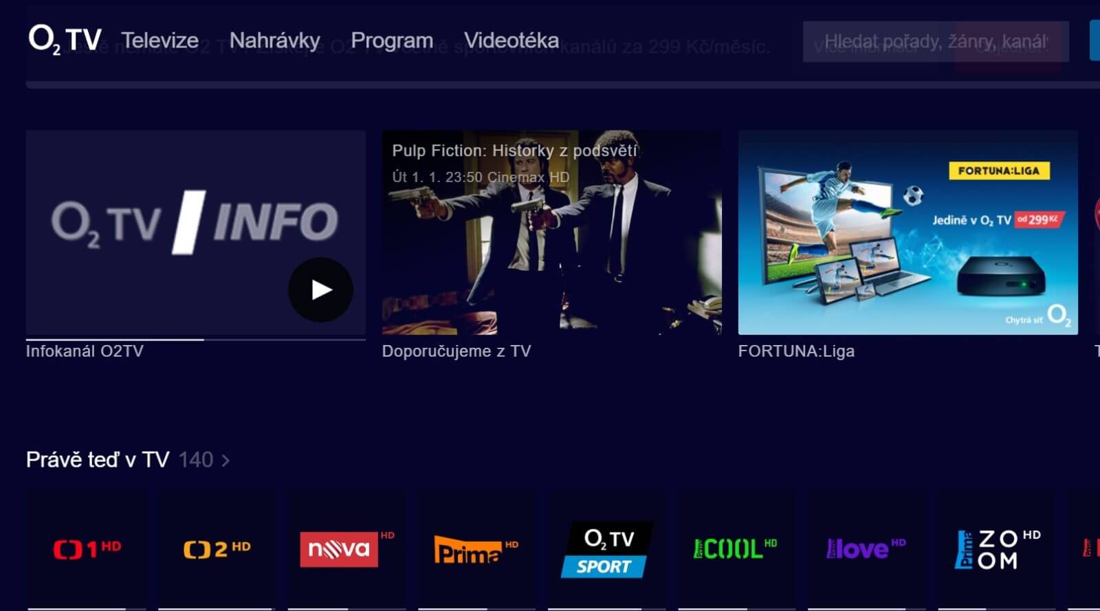 O2 TV – nový formát sledování televize