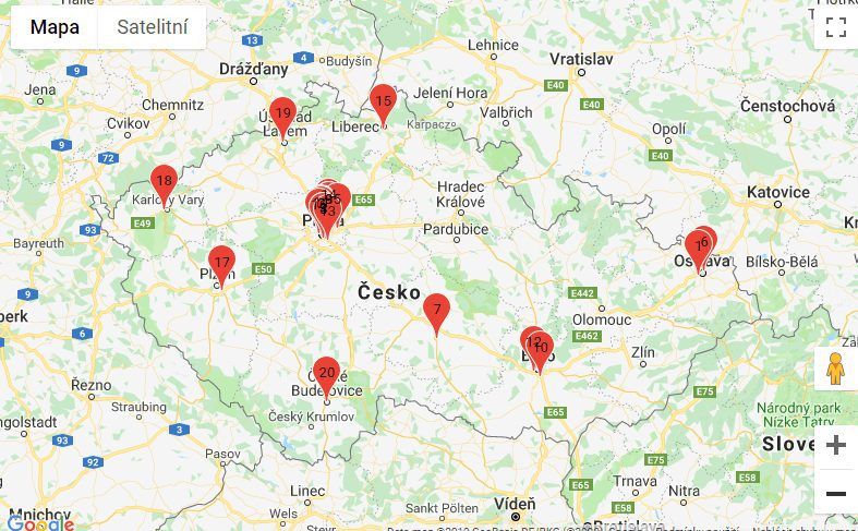 Prodejny Marks and Spencer nalezneme ve větších českých městech.