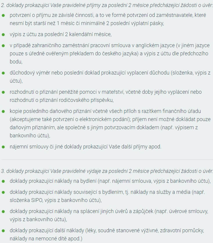 SIM půjčka tedy rozhodně není půjčka bez doložení příjmů.