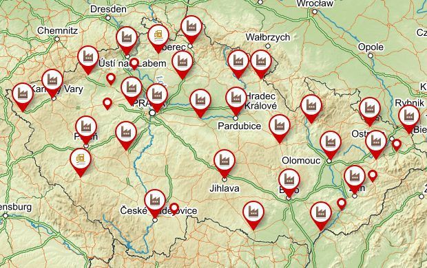 Zákaznická centra Innogy se nacházejí po celém Česku, především ve větších městech.