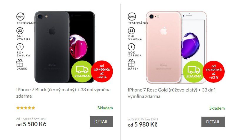 Web pouziteiphony.cz nabízí iPhony i příslušenství za lákavé ceny.