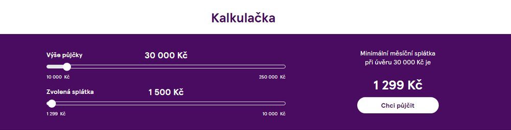  Orientační výši splátek Tesco půjčky lze spočítat v kalkulačce na webových stránkách společnosti. 