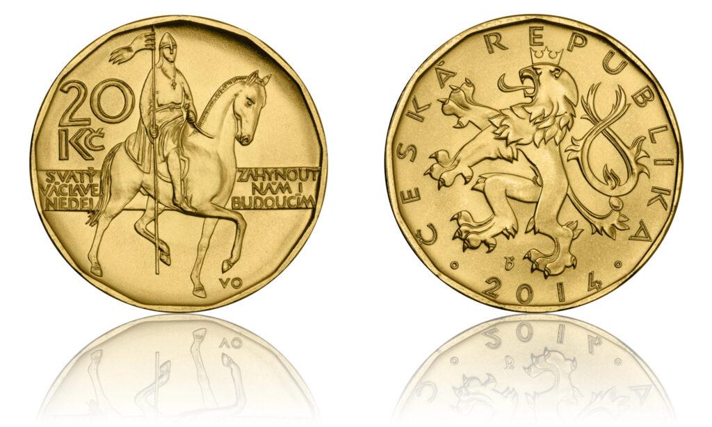 Mezi sběrateli jsou velmi oblíbené i dvacetikoruny vydané k výročí České republiky.