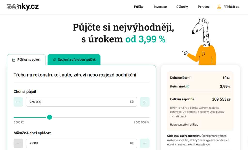 Půjčku lze sjednat kompletně online, rychle a bez zbytečné administrativy.